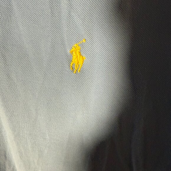 Polo by Ralph Lauren Short Sleeve Polo Baby Blue with Yellow Pony Size XL - Picture 5 of 8